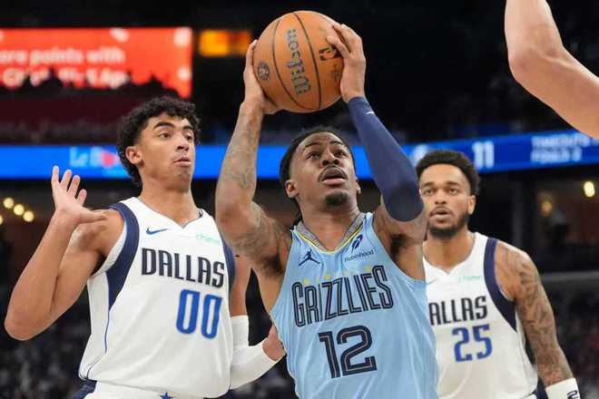 9戰(zhàn)7敗西部墊底！獨(dú)行俠最多落后35分輸灰熊 莫蘭特21+13狀元12分