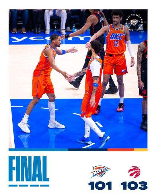 雷霆遭遇賽季第十敗&2年來首次主場兩連敗，徹底無緣勇士73勝戰(zhàn)績