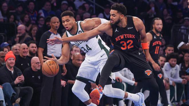 字母哥30+15+8创NBA历史第1神迹，尼克斯逆转雄鹿！布伦森37+5