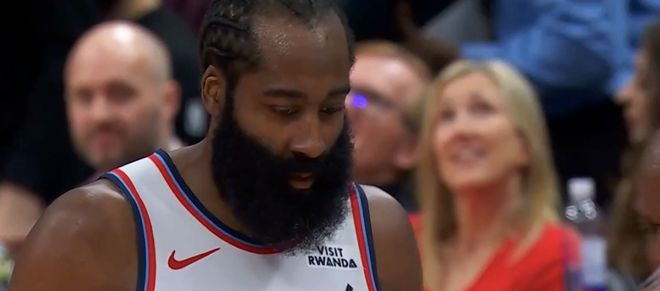 末節(jié)+加時(shí)豪取16分！單核哈登31+10加時(shí)拿下東部第4 快船14戰(zhàn)12勝