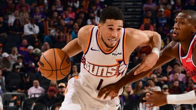 布克24+7創(chuàng)隊(duì)史第1神跡，格林首秀驚艷，太陽(yáng)完勝快船！比爾14中2