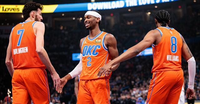 卫冕冠军的实力!雷霆16连胜创俄城纪录&追平勇士历史最佳开局