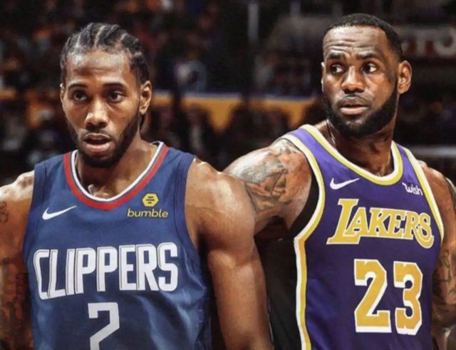 快船惨败湖人,壮年小卡不敌四旬老詹,哈登抱大腿抱了个寂寞