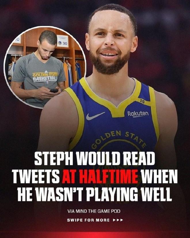 勇三疯原因在此？库里：我上半场发挥不佳时中场会看网友评论