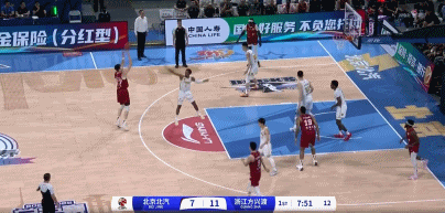 进攻效率颇高！周琦半场7投6中拿到14分