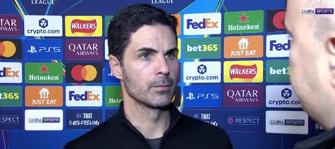 阿尔特塔：特罗萨德在场上感觉有些不适，我们不想冒任何风险