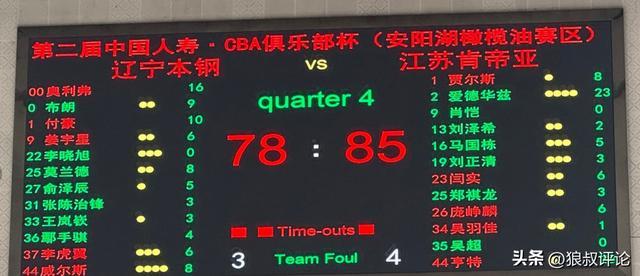 辽宁男篮CBA杯赛遭江苏大爆冷引热议！球迷不满外援刷爆官媒评论