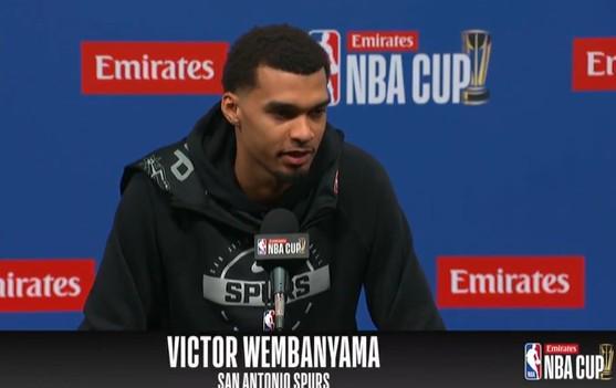 文班亞馬：馬刺還沒到與雷霆成為宿敵的階段，目前也沒有球隊有資格