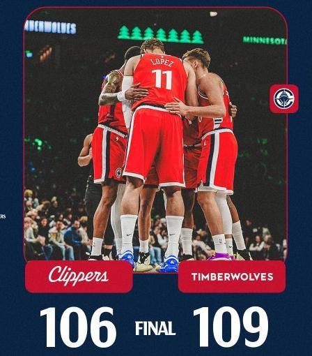 赶走保罗，快船还是输球，过去八场比赛，快船输掉七场！