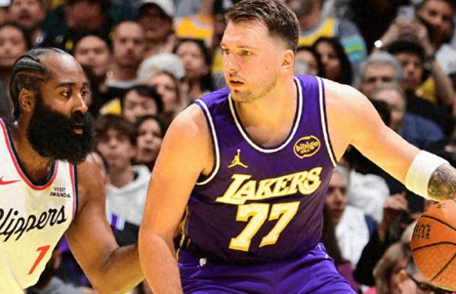 快船118-135湖人！无奈不是2连败，是泰伦卢评价哈登，还点名小卡