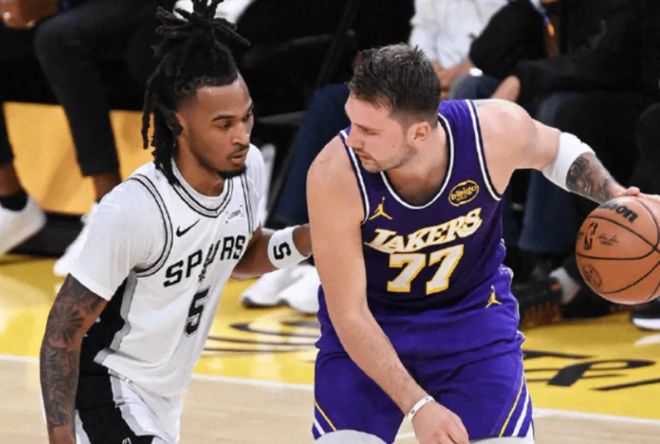 西部第二易主！湖人豪取5连胜，东契奇35+9+13，文班亚马六犯离场