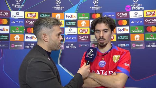 维蒂尼亚：我们的逼抢做得很好，创造很多机会却没转化成进球