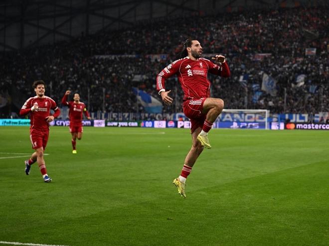 索博连续5场欧冠参与进球，成利物浦队史第三人