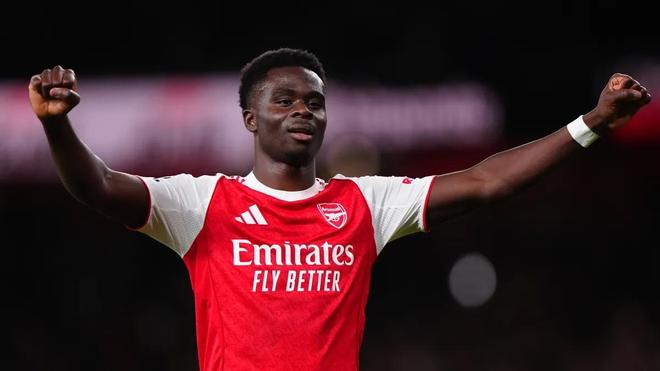 如果出战凯拉特，萨卡将成为阿森纳队史欧战50场第二年轻球员