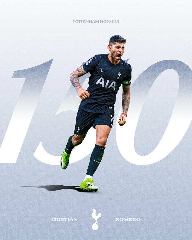 里程碑之战，罗梅罗迎来热刺生涯第150次出场