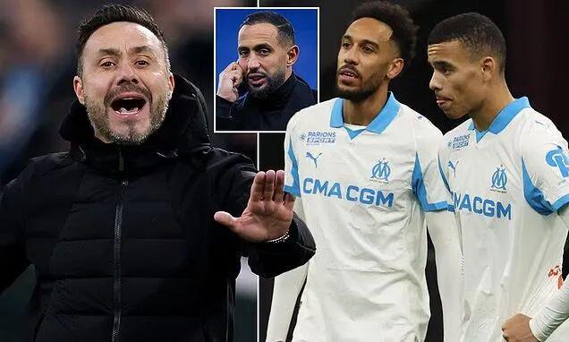 欧冠耻辱出局！马赛主帅德泽尔比面临下课 总监炮轰全队