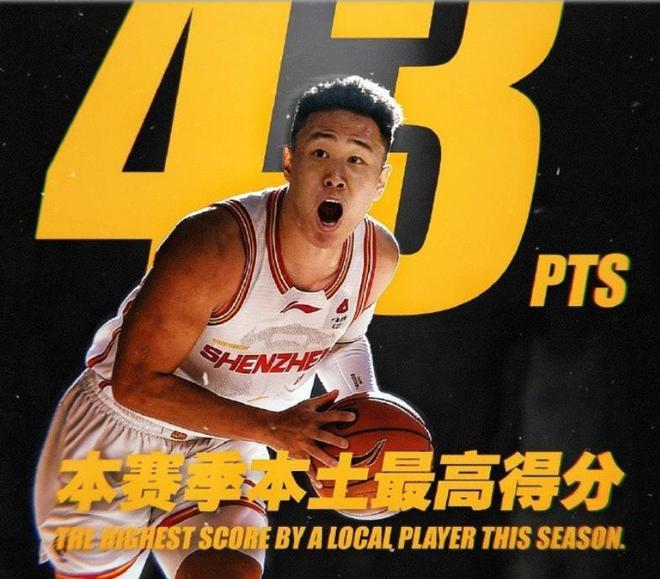 贺希宁43分刷新记录，赛后表示要进国家队，主教练大力支持