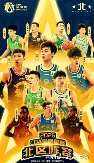 全明星完整版出炉！赵继伟榜上有名,张镇麟意外落选,首钢力压广东