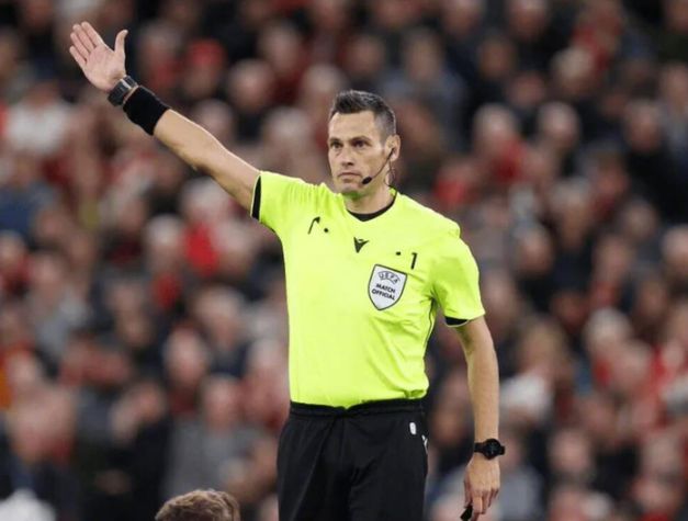 欧冠皇马战曼城裁判组公布，意大利裁判马里亚尼主哨