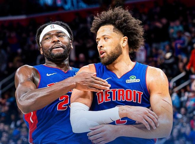 坎宁安29+11杜伦两双，库里伤退23分，活塞力克勇士终结交手4连败