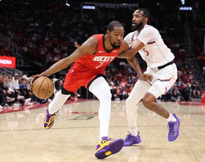 爆砍48+13，火箭双子星打崩快船！小卡沮丧离场，没有哈登真不行