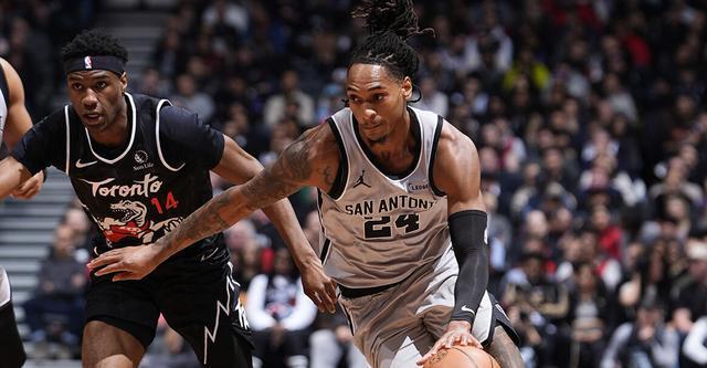 瓦塞尔21+5英格拉姆20+11 马刺客场逆转猛龙