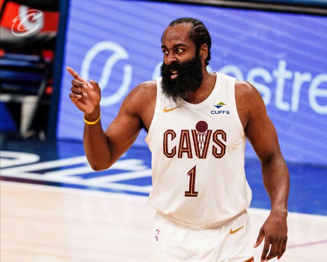 哈登复出22+9+8升历史第三！骑士三杀送篮网8连败 波特26分