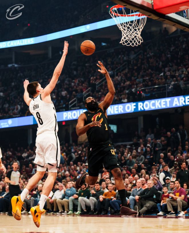 哈登太惊艳！骑士狂轰6连胜，四巨头砍58分，总冠军没悬念了？