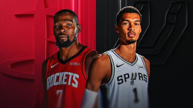 文班29+8+4帽，马刺完胜火箭创两大神迹！杜兰特23+5，申京5失误