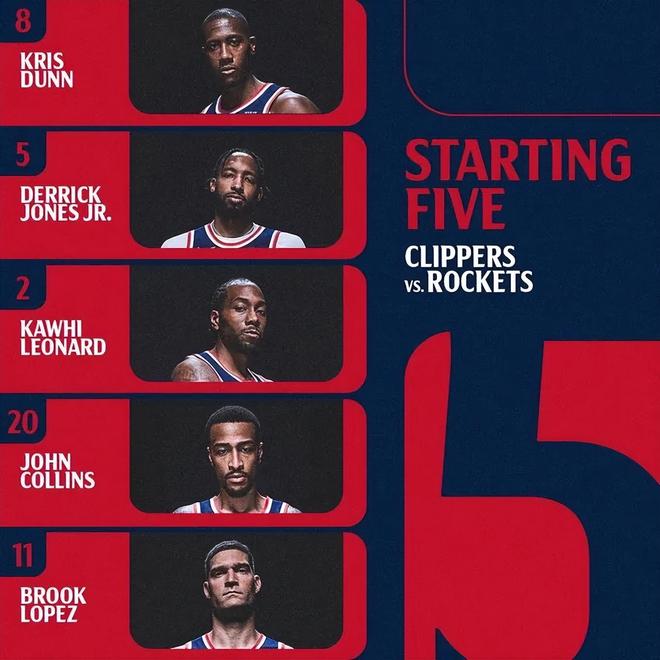 快船拾最佳模式！小卡奠定基本盘，四首发攻守兼备，马瑟林打成宝