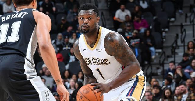 锡安24+10文班亚马16+16 鹈鹕客场击败马刺