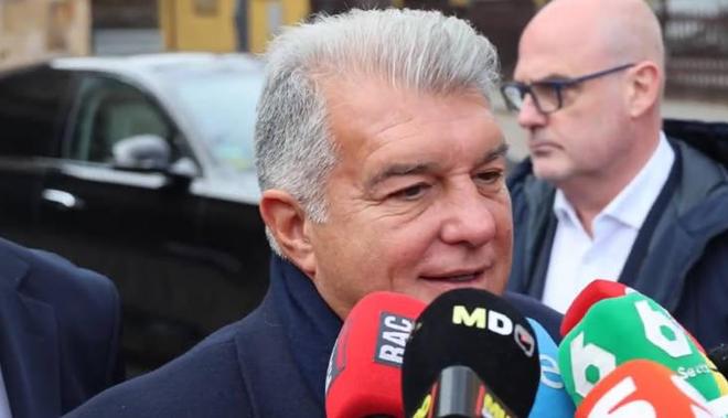 拉波尔塔：下周一将公布选举通知；希望29年欧冠决赛在诺坎普