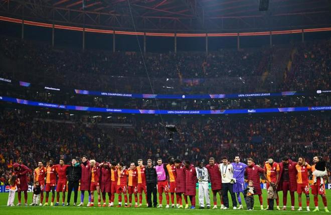 10战6胜，加拉塔萨雷近10次欧战主场对阵英格兰球队只输过1场