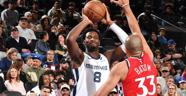 小賈倫24分倫納德空砍39分 灰熊逆轉勝快船