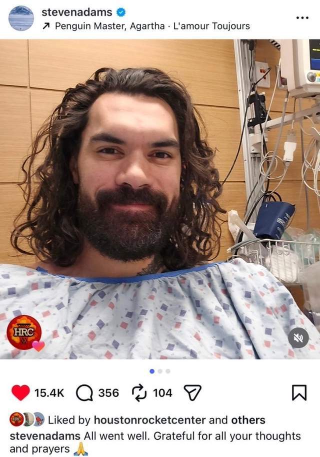 确定赛季报销！亚当斯接受左踝手术 火箭寻找前场引援弥补损失