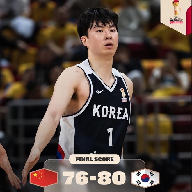 韩媒为韩国男篮发贺电：时隔7年再越过中国长城 李贤重成历史首人