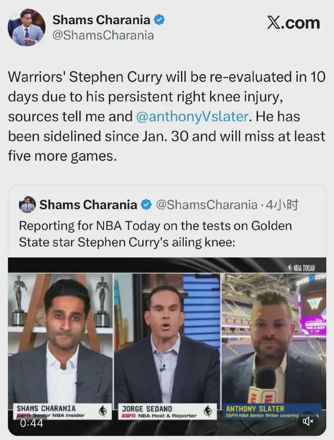 绝了！0分，又是0分！这可是勇士的首发核心