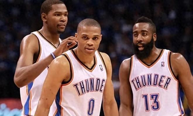 太意外雷霆三少谁最能赚？哈登4.2亿 杜兰特5亿，看到威少我服了