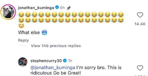 库明加家属拿了太多食物？库里也觉得太丢人，主动道歉！