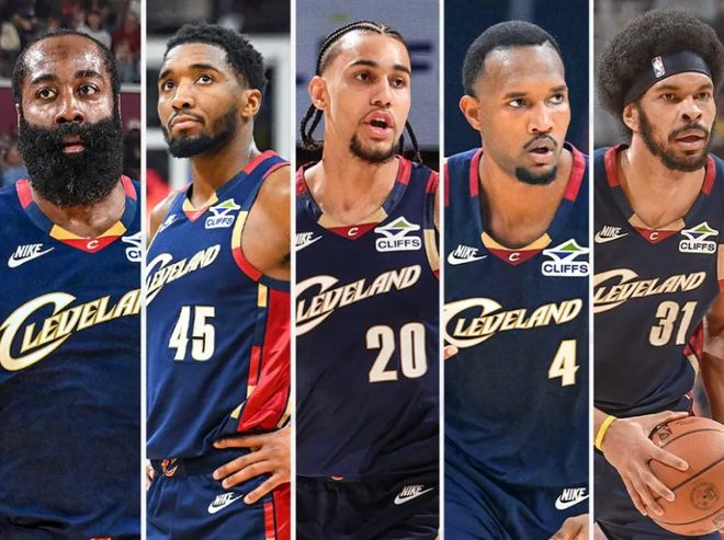 6年5队开启最后一搏！数据解读哈登加盟骑士：他与米切尔是1+1>2