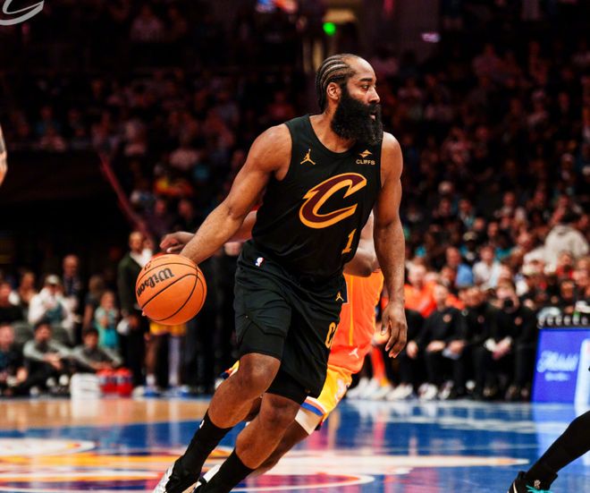 7连胜！骑士升东部第三，哈登18分8助，克尼佩尔爆发，米切尔32分