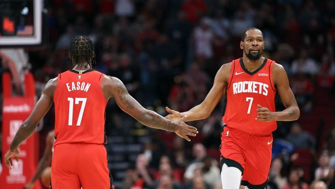 火箭差点被快船替补掀翻，都没有控卫同病相怜，杜兰特正式表态