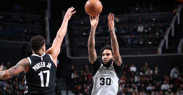 尚帕涅26+3波特25+14 马刺轻取篮网豪取11连胜