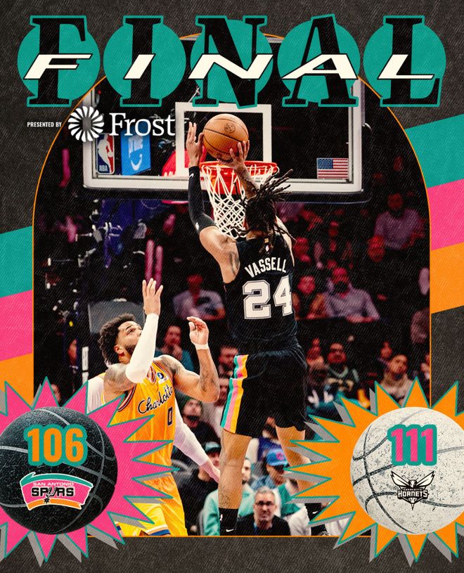 丢绝平+遭二轮秀冰封！文班成马刺5战3负罪人：2.24米命中率仅42%