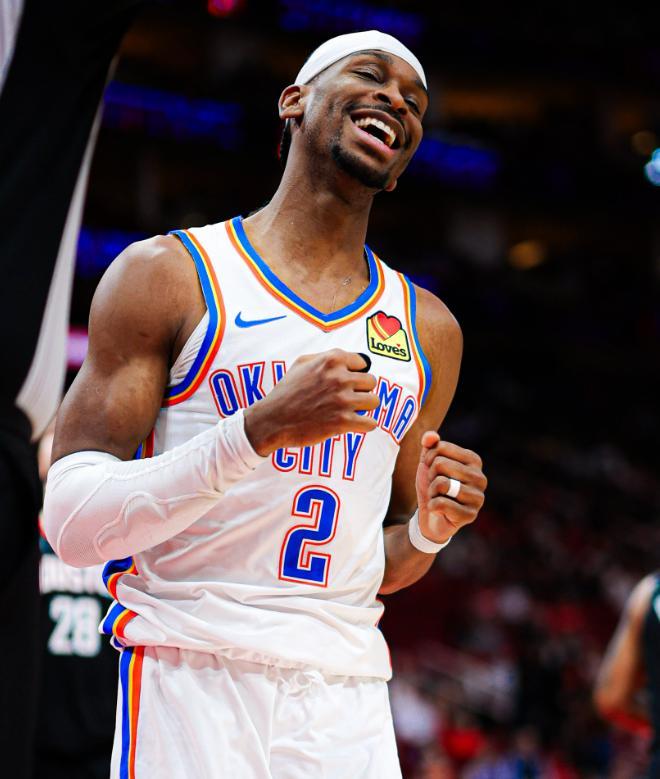 亚历山大27+5距神迹一步之遥，勇士二轮秀带不动波神，雷霆5连胜