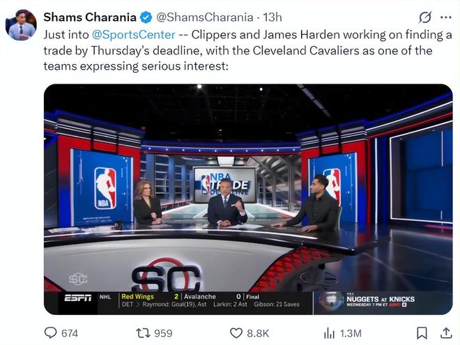 曝哈登换加兰正加速！快船未给哈登真正尊重 考神：米切尔会高兴