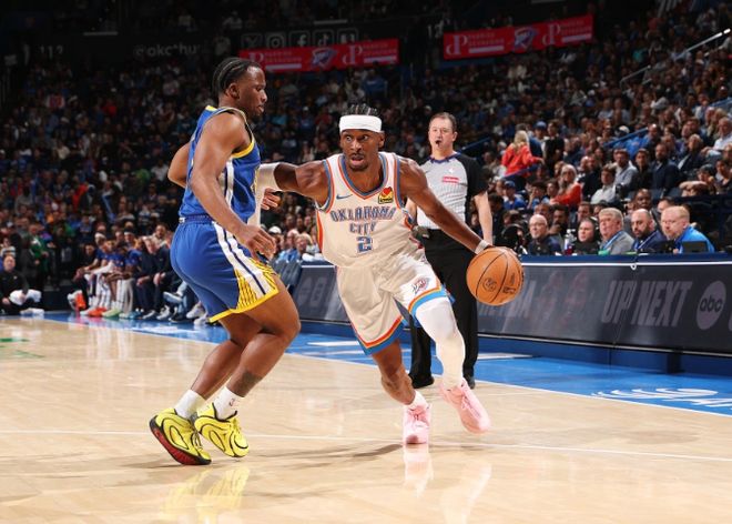 追了一整场，7分惜败！勇士不敌雷霆，波神9分，亚历山大15次罚球