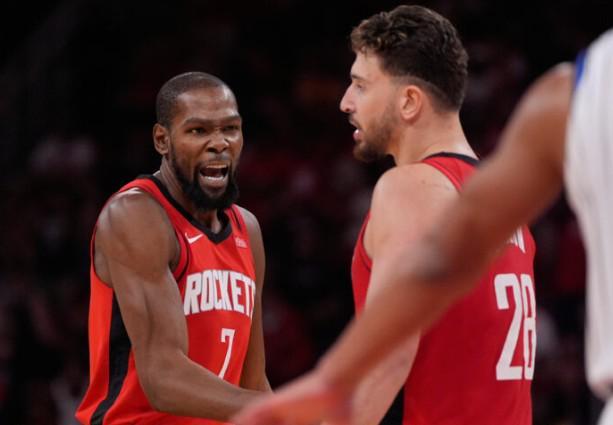 杜兰特：恭喜申京递补入选全明星，以后还会有更多次入选