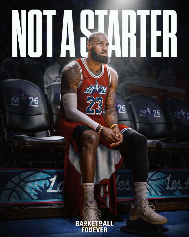 詹姆斯连续21年全明星首发！历史独一档！纪录比得分王还难破？