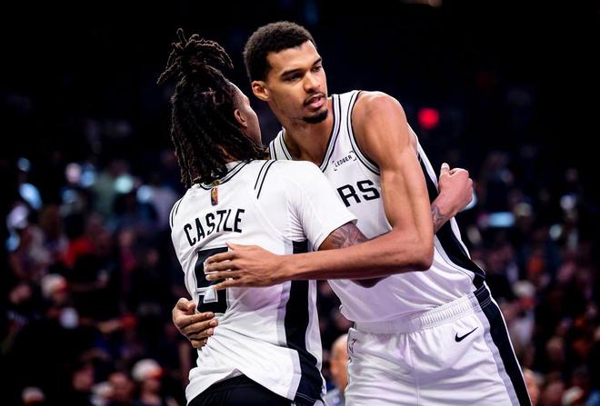 文班三節10+8+4+3+6封蓋，太子兩雙榜眼暴走，馬刺40分血洗76人